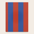 Ultramarine and Carrot Cake Stripes Notebook Gallery Image 4