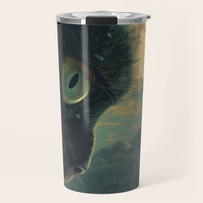 Whiskers at Twilight Travel Mug Gallery Image 1