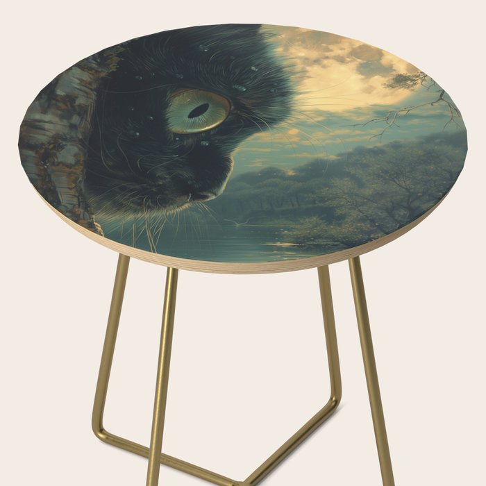 Whiskers at Twilight Side Table Gallery Image 2