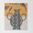 Minimalist Flora 4 Throw Blanket Gallery Image 2
