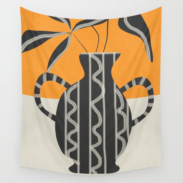 Minimalist Flora 4 Wall Tapestry Gallery Image 1