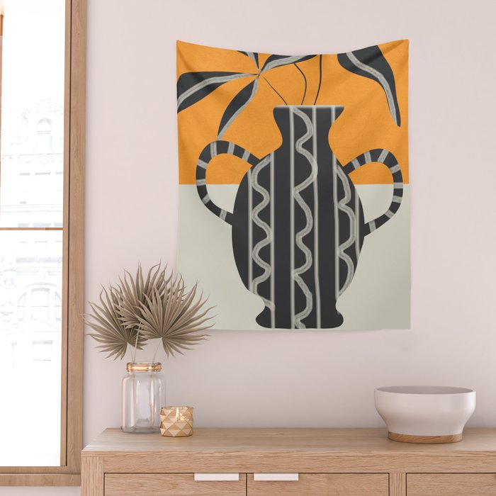 Minimalist Flora 4 Wall Tapestry Gallery Image 2