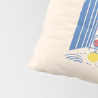 Sardines, Lemons and Wine at the Beach Pillow Sham Gallery Image 4