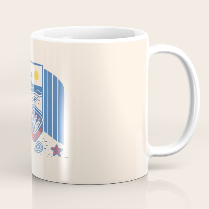 Sardines, Lemons and Wine at the Beach Coffee Mug Gallery Image 1