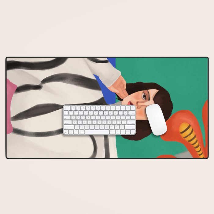 Dance of Colors and Dreams Desk Mat Gallery Image 1
