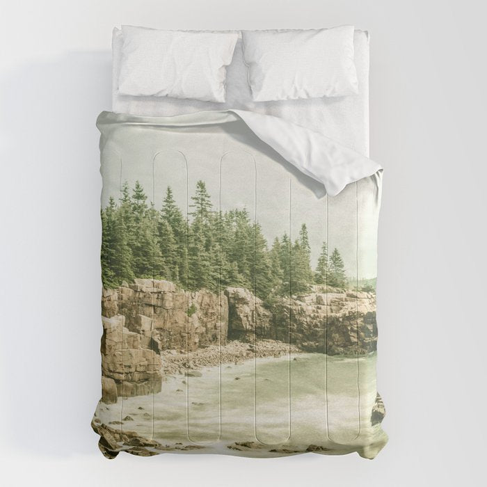 Acadia National Park Maine Rocky Beach Comforter Gallery Image 6