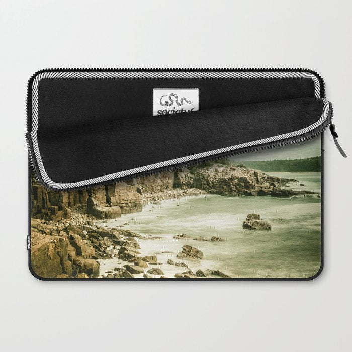 Acadia National Park Maine Rocky Beach Laptop Sleeve Gallery Image 2