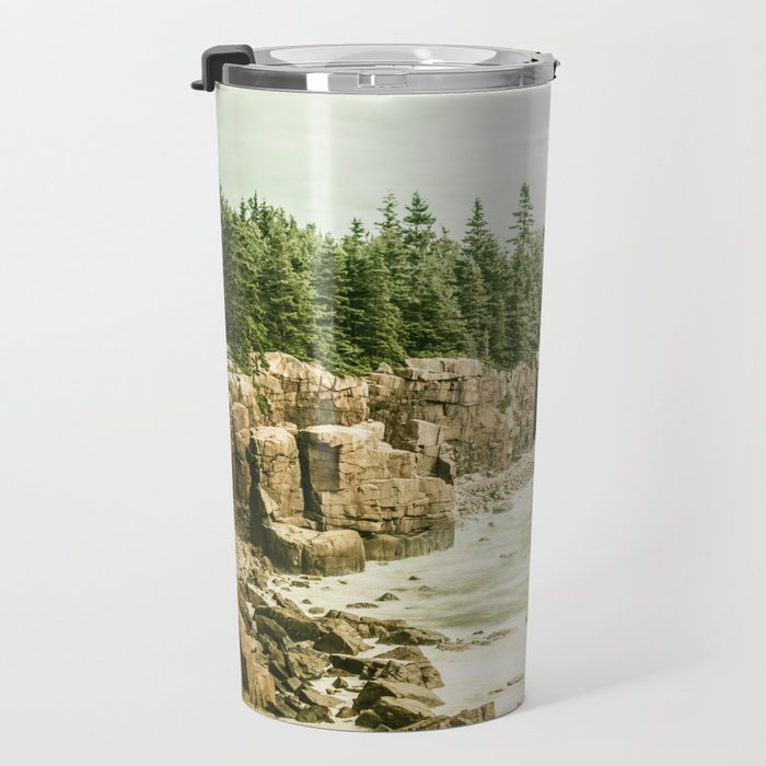 Acadia National Park Maine Rocky Beach Travel Mug Gallery Image 3