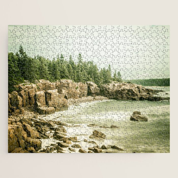 Acadia National Park Maine Rocky Beach Jigsaw Puzzle Gallery Image 1