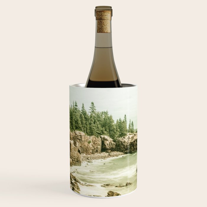 Acadia National Park Maine Rocky Beach Wine Chiller Gallery Image 1