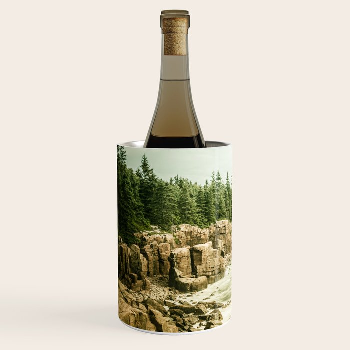 Acadia National Park Maine Rocky Beach Wine Chiller Gallery Image 2