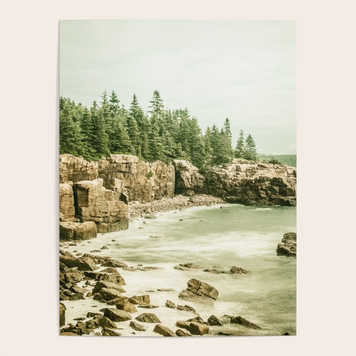 Acadia National Park Maine Rocky Beach Poster Gallery Image 1