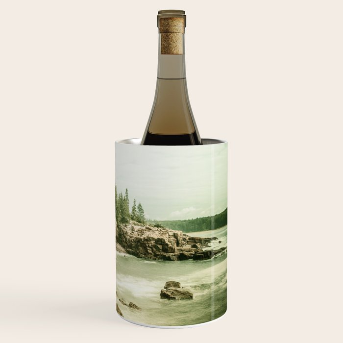 Acadia National Park Maine Rocky Beach Wine Chiller Gallery Image 3