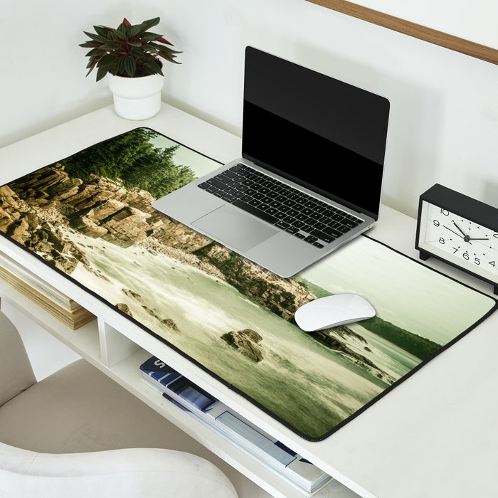 Acadia National Park Maine Rocky Beach Desk Mat Gallery Image 2