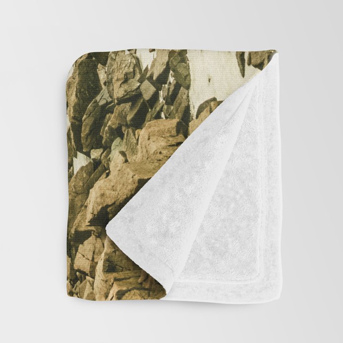 Acadia National Park Maine Rocky Beach Throw Blanket Gallery Image 3