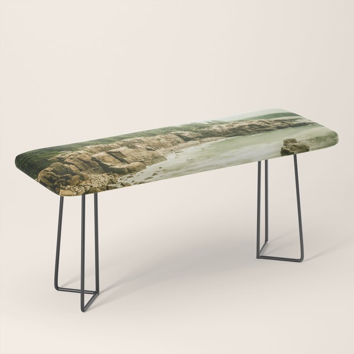 Acadia National Park Maine Rocky Beach Bench Gallery Image 1