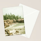 Acadia National Park Maine Rocky Beach Stationery Card Gallery Image 2