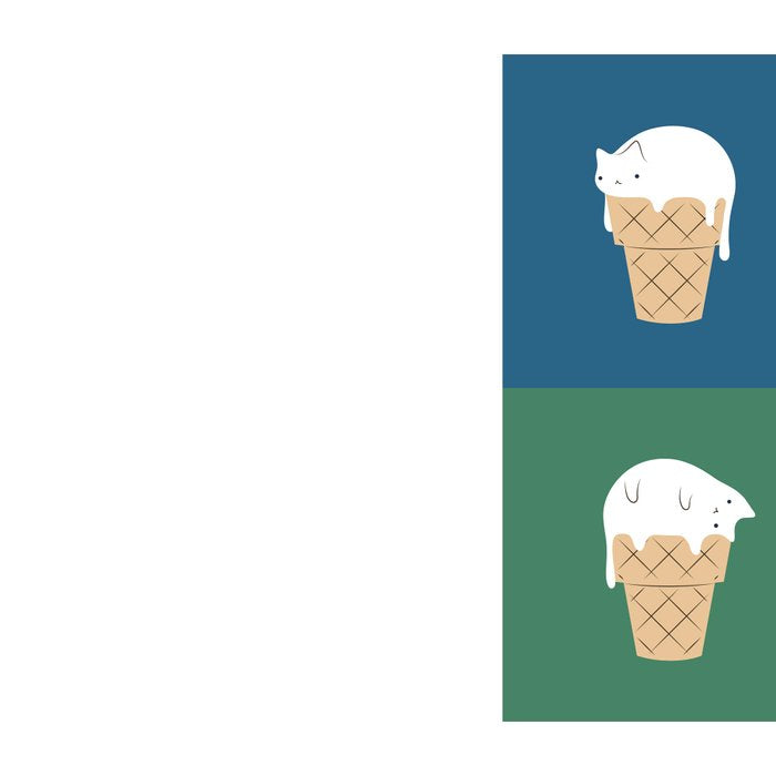 Cat Ice Cream 2x2 Coffee Mug Gallery Image 2