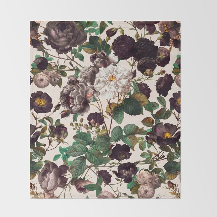 Mysterious Garden III Throw Blanket Gallery Image 2