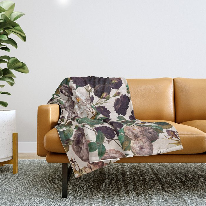 Mysterious Garden III Throw Blanket Gallery Image 1