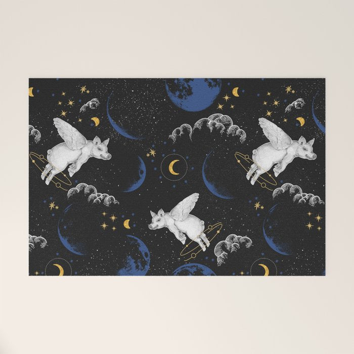 Celestial Pigs of the Night Sky A Welcome Mat Gallery Image 1