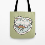 Sagittarius Heart Cake Tote Bag Gallery Image 1