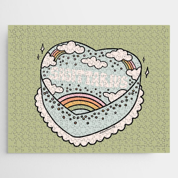 Sagittarius Heart Cake Jigsaw Puzzle Gallery Image 1