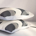 Soft Forms - Abstract Minimalist Line Art Pillow Sham Gallery Image 3