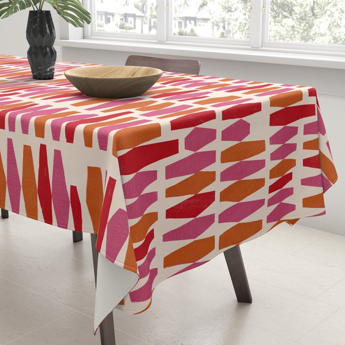 Bold Colorful Geometrics Tablecloth Gallery Image 3