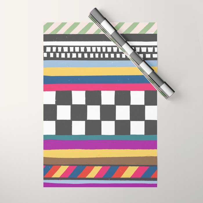 Tv screen Wrapping Paper Gallery Image 1
