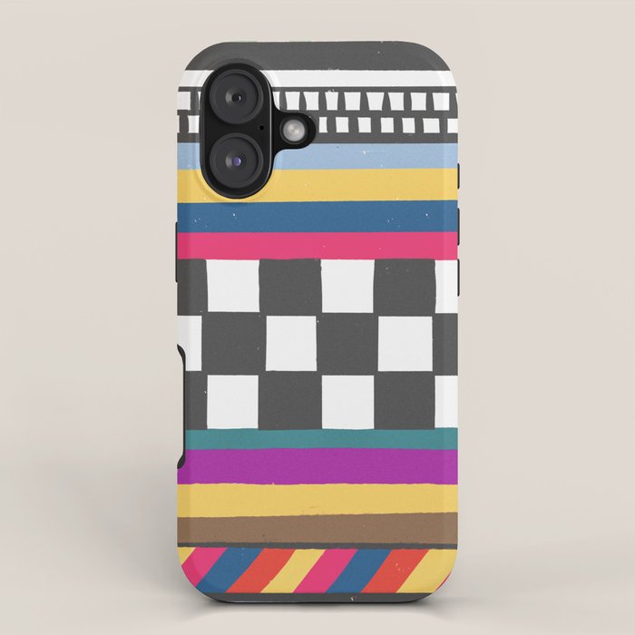Tv screen iPhone Case Gallery Image 1