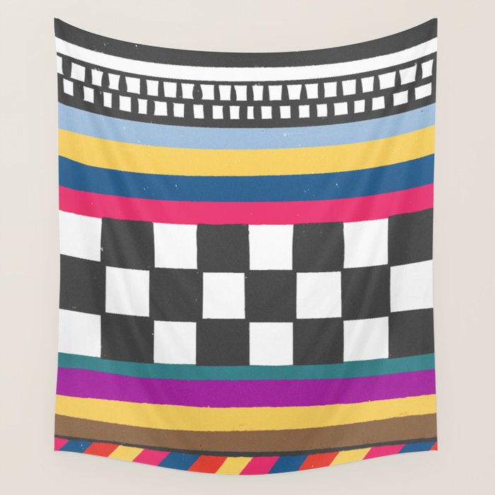Tv screen Wall Tapestry Gallery Image 4