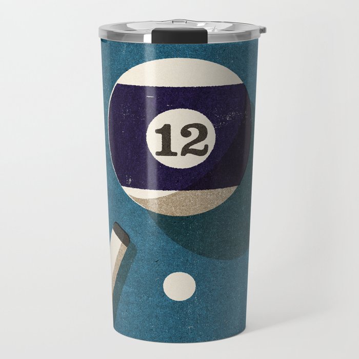 BILLIARDS / Ball 12 Travel Mug Gallery Image 1