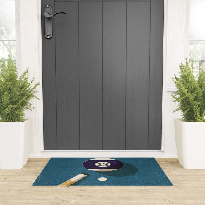 BILLIARDS / Ball 12 Welcome Mat Gallery Image 3
