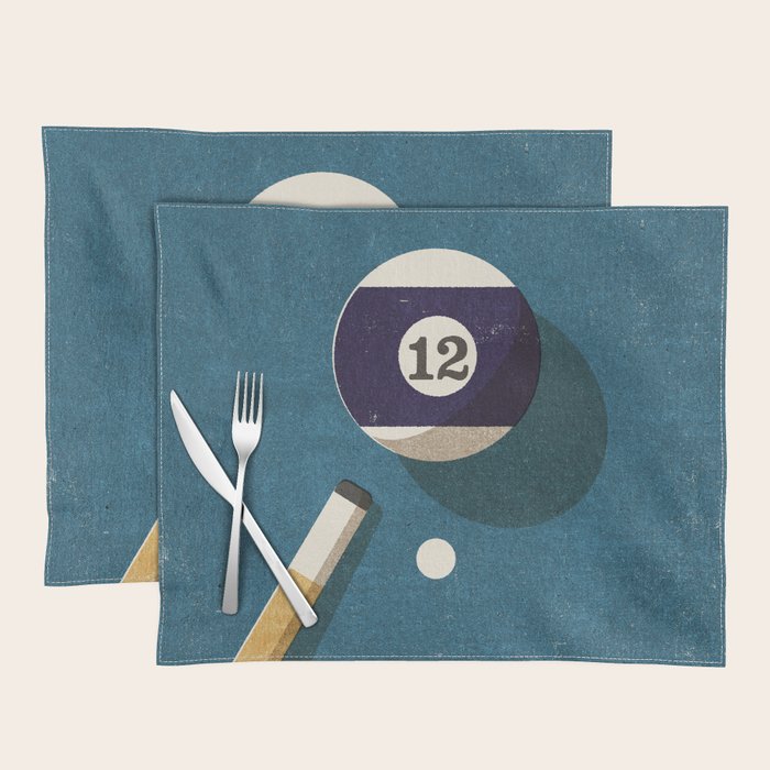 BILLIARDS / Ball 12 Placemat Gallery Image 1
