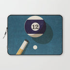BILLIARDS / Ball 12 Laptop Sleeve Gallery Image 1