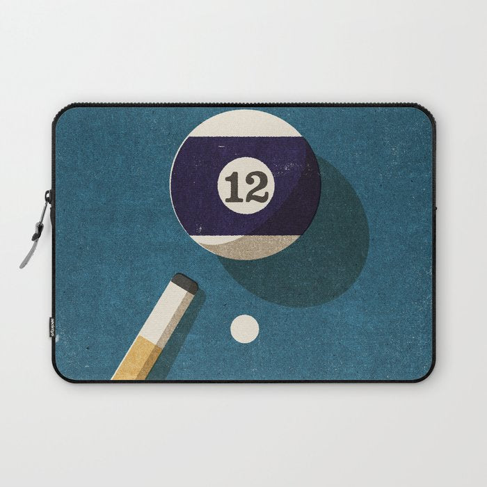 BILLIARDS / Ball 12 Laptop Sleeve Gallery Image 1