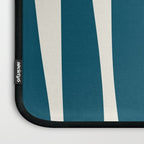 Mid Century Modern Abstract Kwaito Pattern in Moroccan Teal Orange Olive Cream Laptop Sleeve Gallery Image 3