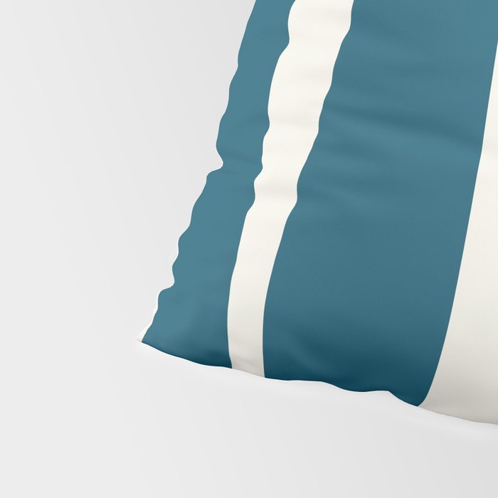 Mid Century Modern Abstract Kwaito Pattern in Moroccan Teal Orange Olive Cream Pillow Sham Gallery Image 4
