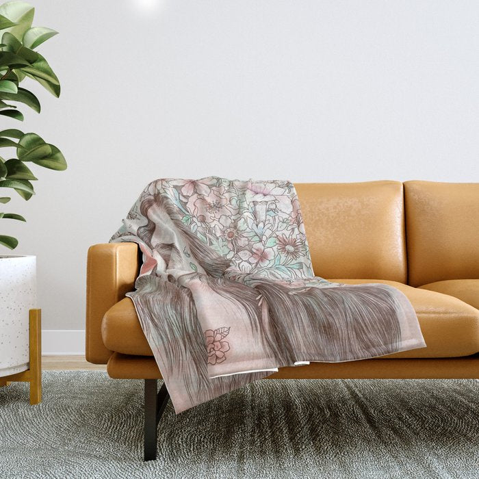 Sound of Nature Throw Blanket Gallery Image 1