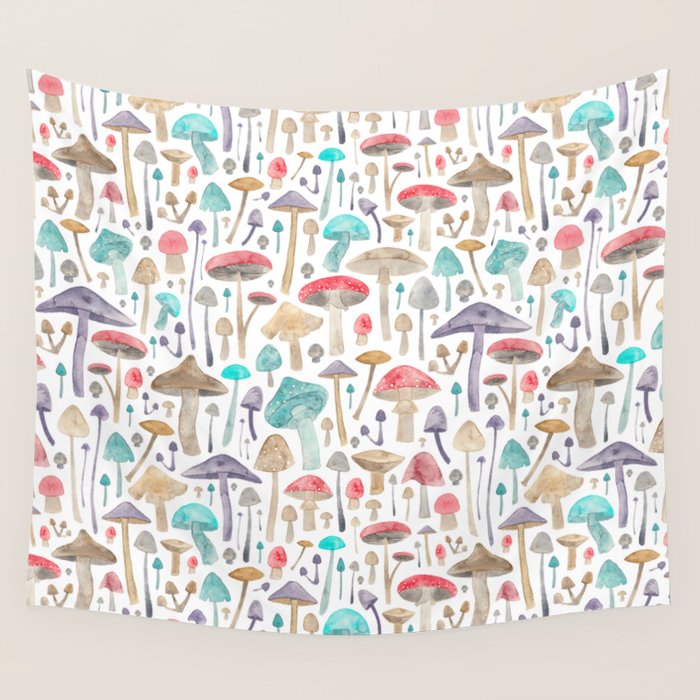 Toadstools and Mushrooms Wall Tapestry Gallery Image 4