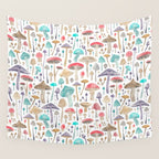 Toadstools and Mushrooms Wall Tapestry Gallery Image 4