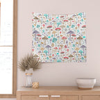 Toadstools and Mushrooms Wall Tapestry Gallery Image 2