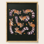 Ringtail - dark Serving Tray Gallery Image 1