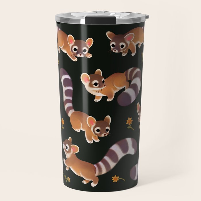 Ringtail - dark Travel Mug Gallery Image 1