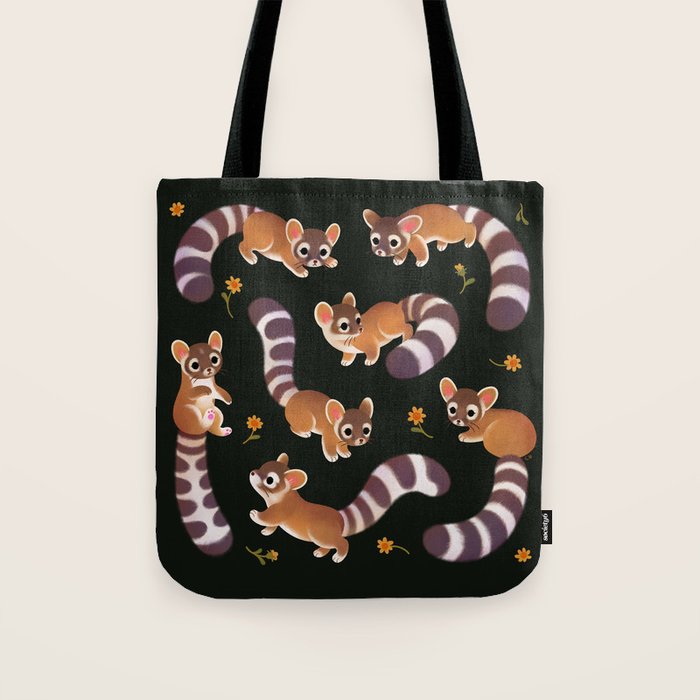 Ringtail - dark Tote Bag Gallery Image 1