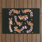 Ringtail - dark Outdoor Rug Gallery Image 1
