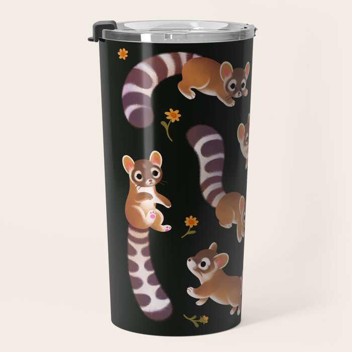 Ringtail - dark Travel Mug Gallery Image 3