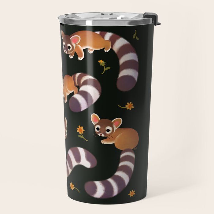 Ringtail - dark Travel Mug Gallery Image 2