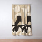 Abstract Art Figure 3 Window Curtain Gallery Image 3